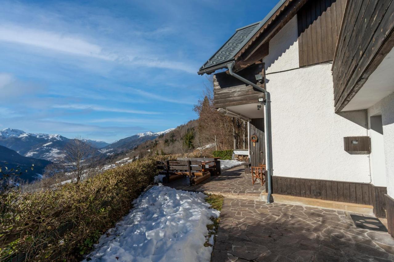 Ligosullo Panoramic House Carnia - Mountain View Apt With Parking And Terracesヴィラ エクステリア 写真