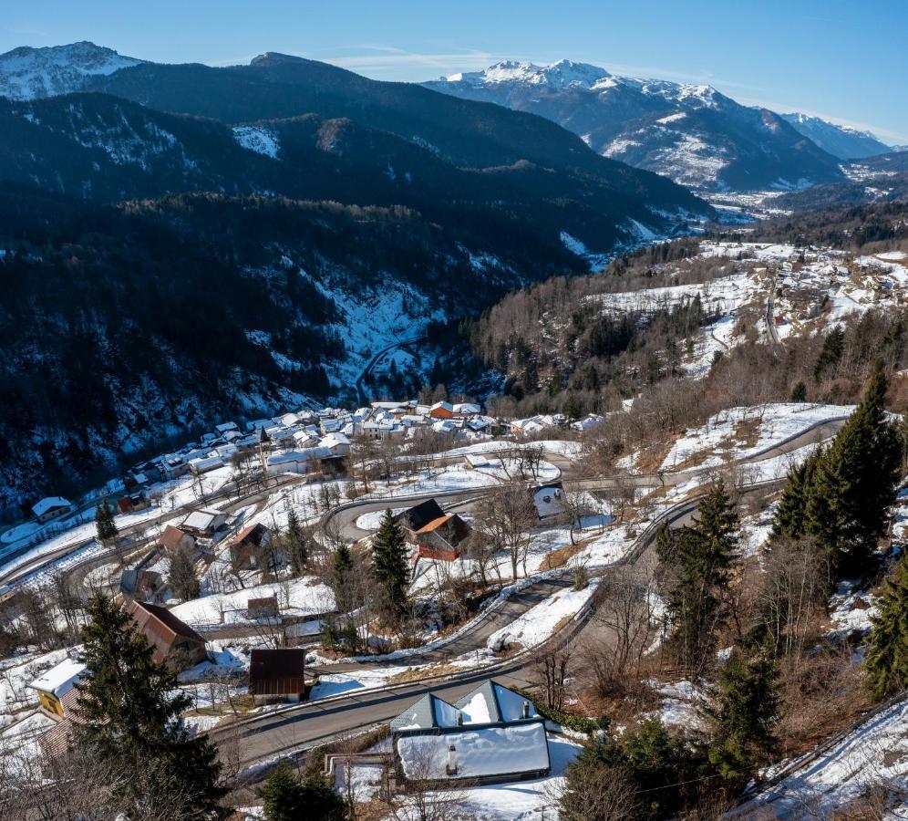 Ligosullo Panoramic House Carnia - Mountain View Apt With Parking And Terracesヴィラ エクステリア 写真