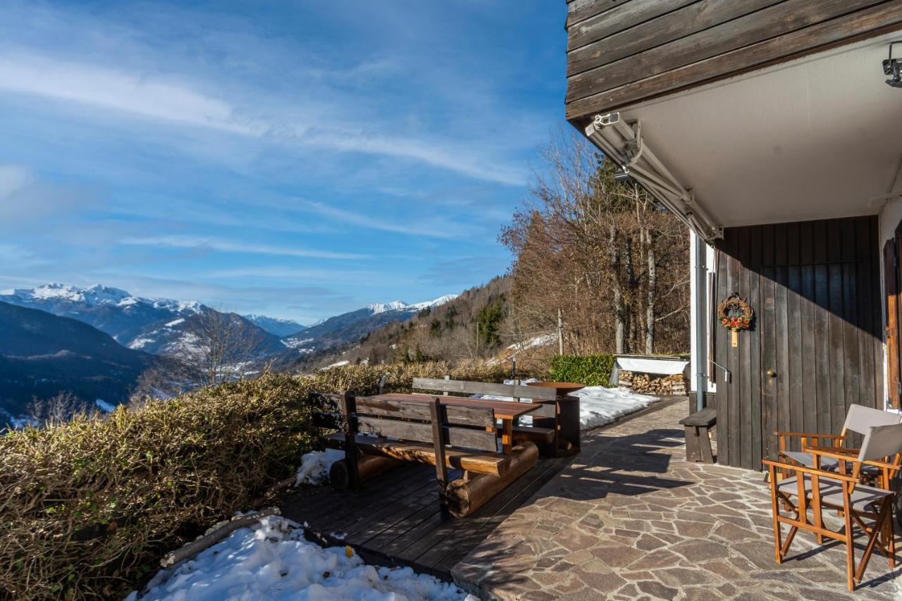 Ligosullo Panoramic House Carnia - Mountain View Apt With Parking And Terracesヴィラ エクステリア 写真
